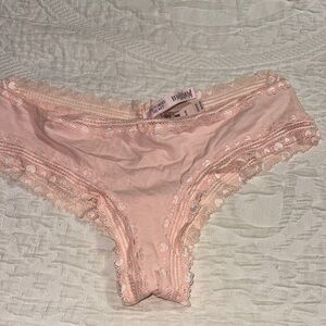 Victoria's Secret Pink Lace Trim Panties